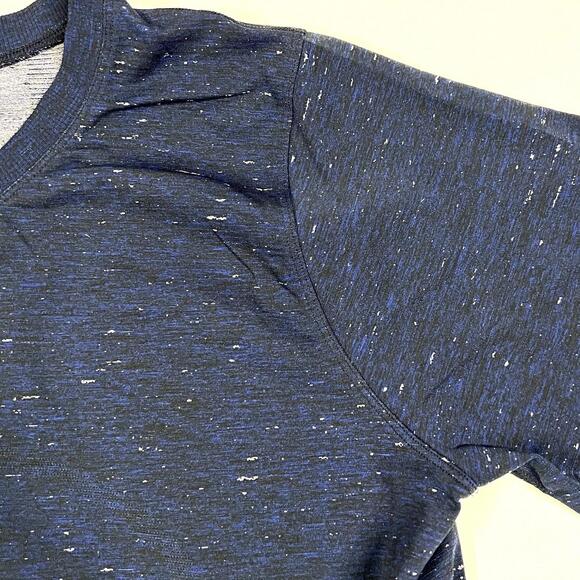 Lululemon Swiftly Relaxed Short Sleeve T Shirt Cosmic Shift Hyper Blue Sz XL - Picture 3 of 9